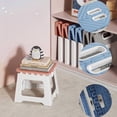 thumbnail image 6 of Shower Stool for Shaving Legs, 1 Pack Foot Rest Folding Step Stool to Shave Legs Shaving for Inside Shower Foldable Small Waterproof Plastic Corner, Pink White, 6 of 8