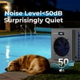 thumbnail image 6 of Varpoolfaye Pool Heaters for Above Ground Pool 16000 BTU Swimming Pool Heat Pump for Inground Pool Heater 5000 Gallon 5KW Heating and Cooling Mode WiFi Control 110V 120V 60Hz, 6 of 10
