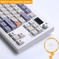 thumbnail image 2 of Kit Teclado GMK87 Teclado para Juegos Hotswap para Win/Mac (blanco), 2 of 9