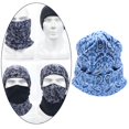 thumbnail image 3 of Invierno Cuello Tubo térmico suave mo Fleece grueso Calentador Máscara de media cara Bufanda para í Deportes al Azul Baoblaze polaina de cuello de invierno, 3 of 8