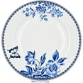 thumbnail image 4 of STP Porcelain J-217501 Dinner Plates, Vintage Indigo, Bone China Porcelain, Round Serving Plates, Set of 4, 10.5" (26.5 cm), 4 of 5