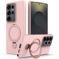 thumbnail image 1 of For Samsung Galaxy S25 Ultra 5G Case (Compatible With MagSafe)  With Invisible Magnetic O-Ring Stand Military-Grade Shockproof Phone Case,Pink,For Galaxy S25 Ultra 5G, 1 of 7