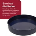 thumbnail image 4 of Zyliss Non-Stick Loose Base Round Removable Base Cake Pan, 9" Carbon Steel Dark Blue Cake Tin, 4 of 7