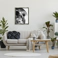 thumbnail image 2 of Stupell Industries Monochrome Astronaut Distant Planet Outer Space Photography Photograph Luster Gray Floating Framed Canvas Print Wall Art, Design by Brandon Wong, 2 of 5