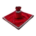 thumbnail image 4 of Clásico Altar Cordón Bolsa Borde Mantel Tapiz rojo Sunnimix Bolsa de cartas del Tarot del Altar, 4 of 6