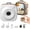 Gold, variant on W & O Q16 Portable 48 MP Point & Shoot Digital Cameras with Keychain Camera, Gold