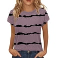 thumbnail image 2 of Tittly T Shirts for Women Spring Tops for Women Womens Summer Tops Short Sleeve Shirts Crew Neck Cute Trendy Tunic Blouses Graphic Tees Tshirts Shirts Pink S, 2 of 4