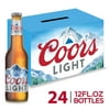 Coors Light Lager Beer, 24 Pack, 12 fl oz Bottles, 4.2% ABV