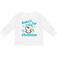 thumbnail image 3 of Inktastic Baby's 1st Christmas with Cute Penguin and Snowflakes Boys or Girls Long Sleeve Toddler T-Shirt, 3 of 5