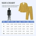 thumbnail image 6 of Bingfone Men'S Pajama Set 2 Piece Loungewear Pjs, Long Sleeve With Pajama Pants-Gold Shiny, 6 of 9
