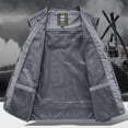 thumbnail image 6 of BRGZLK Men's Tank Tops Casual Loose Lightweight Outdoor Work Multifunctional Zipper Volunteer Outdoor Emergency with Multi Pockets, 6 of 7