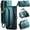Green, variant on Crossbody for Samsung Galaxy A37 A57 Case Wallet【RFID Blocking】with 10-Card Holder Zipper Bills Slot, Soft PU Leather Magnetic Flip Wristlet Shoulder Strap Wallet Case for Women