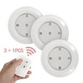 thumbnail image 1 of LED Puck Light 6 Pack with Remote Wireless LED Under Cabinet Lighting Under Counter Lights for Kitchen Battery Operated Lights Under Cabinet Light Battery Powered Lights, 1 of 9
