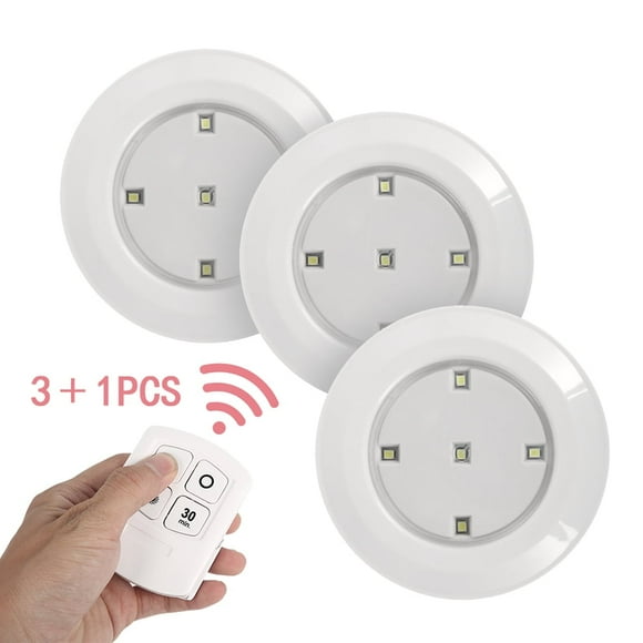 LED Puck Light 6 Pack with Remote Wireless LED Under Cabinet Lighting Under Counter Lights for Kitchen Battery Operated Lights Under Cabinet Light Battery Powered Lights