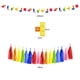 thumbnail image 2 of Kit de globos de látex con accesorios para fiesta de cumpleaños, 63 globos, 2 of 3