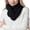 Black, variant on Infinity Scarf for Women Solid Color Winter Thick Ribbed Knit Circle Loop Scarves