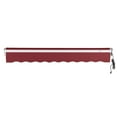 thumbnail image 5 of Awntech 14 Ft Maui Right Motorized Heavy Duty Patio Retractable Awning (168in x 9.25in x 120in), Burgundy, 5 of 7