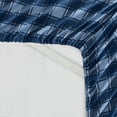 thumbnail image 4 of Clara Clark Printed Twin Sheet Set - Shrinkage and Fade Resistant- 6 Piece Soft Deep Pocket Bed Sheets - 1 Fitted Sheet, 1 Flat Sheet, 1 Pillowcases and 1 Pillow Shams - Twin, Checker Blue, 4 of 4