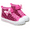 Glitter Pink, variant on Little Girls Kids Canvas Shoes Sneakers for Toddler Color Change Flipping Sequins Glimmer Glitter Sparkle Lace Up High Top Hook and Loop Straps Non Slip Lightweight Casual Pink Size 13