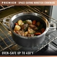 thumbnail image 2 of Calphalon Premier Space-Saving Hard-Anodized Nonstick 12-Inch Everyday Pan with Lid, 2 of 6