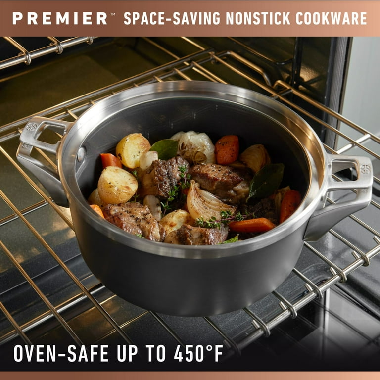 Calphalon Premier Space-Saving Hard-Anodized Nonstick 12-Inch