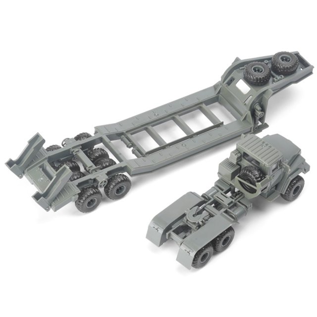 Camion Militaire Russe KrAZ-260B en Plastique 1:72 Modèle Non Assemblé Véhicule de Chasse Simulation