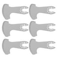 thumbnail image 4 of 6Pcs Oscillating Saw Blades Sickle Shape  Carbide Cutting Blades For Tile Masonry Removal, 4 of 8