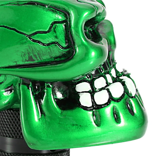 Gear Knob Lever, Skeleton Skull Head Car Modified Gear Knob Stick Lever Shifter, Universal Knob Cover Handbrake Grip Interior Decor For Any Vehicle With Gear Knob