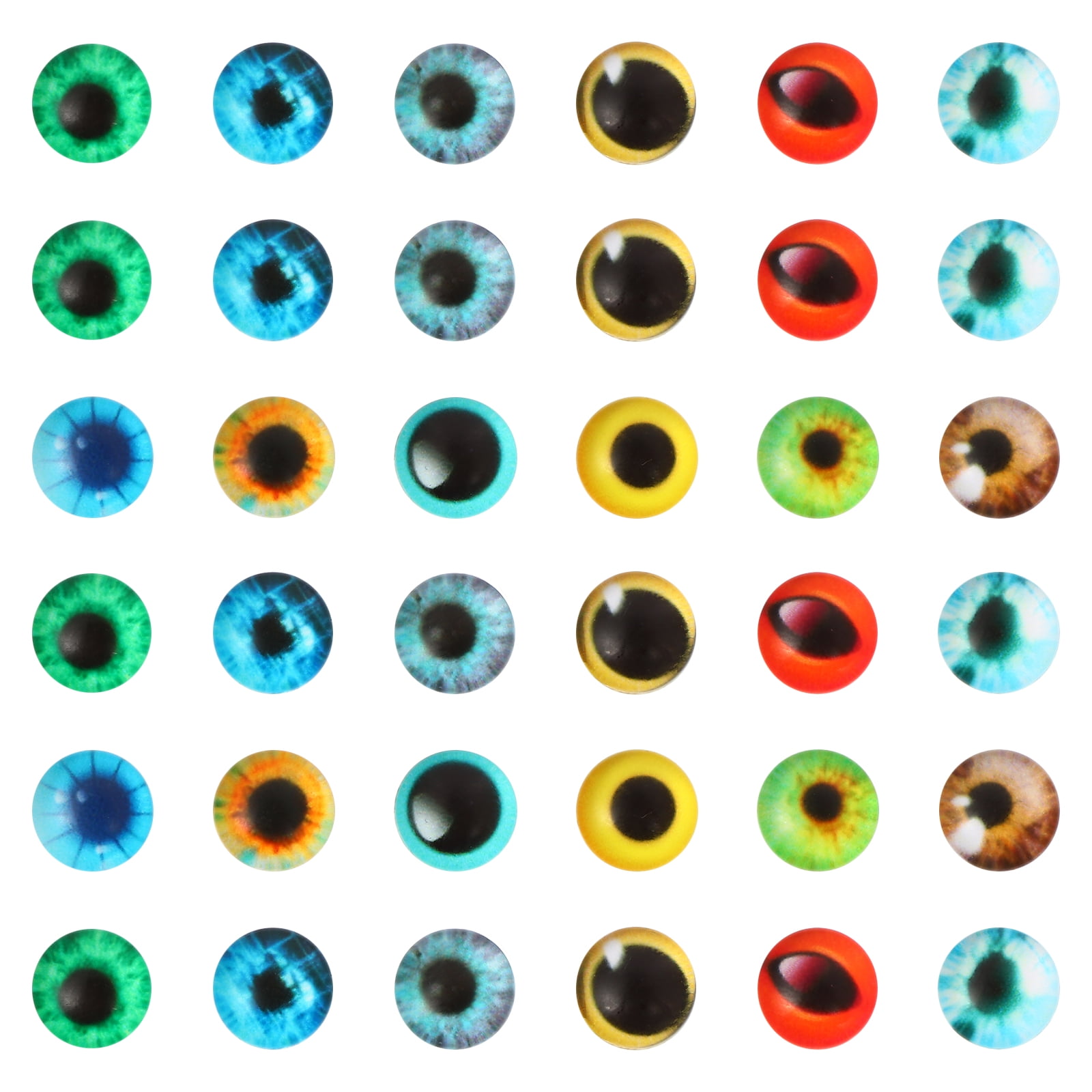 100pcs DIY Doll Eyes Art Eyes Glass Eyes DIY Doll Accessories (Random ...