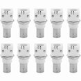 thumbnail image 1 of 10 Pcs 90 Degree 2P BNCQ9 White Adapter Connector Board for PCB Mounting, 1 of 5