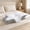 Grayish, variant on Sleep Pillow, Orthopedic Neck Pillow for Sleeping, Memory Foam Side Sleeper Neck Pillow, with Breathable Pillowcase, Ergonomic Contour, for Side Back Stomach Sleeper,Grayish