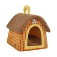 thumbnail image 4 of Cama para gatos de interior, suave, cálida y bonita, con cojín extraíble para gatos, gatitos y perros pequeños. También sirve como casita decorativa t S, 4 of 8