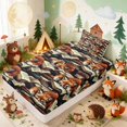 thumbnail image 2 of Erosebridal Fox Twin Fitted Sheet for Boys Girls, Vintage Books Bedding, 2-Piece 1 Fitted Sheet and 1 Pillowcase, 2 of 6