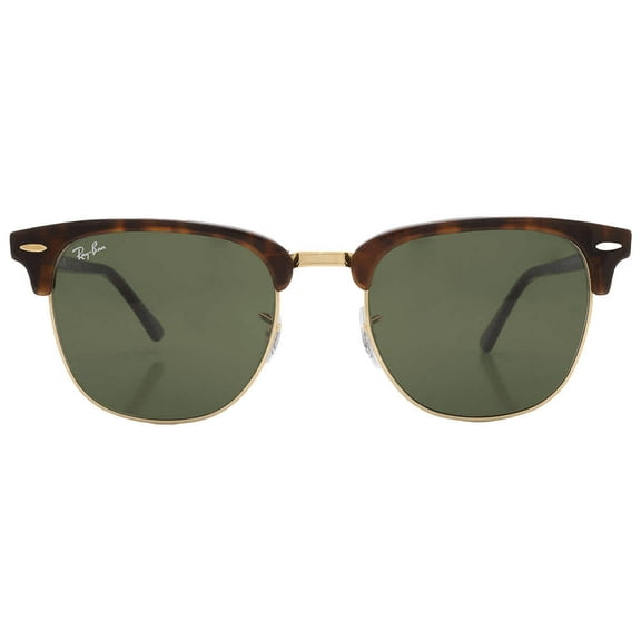 Ray Ban Clubmaster Classic Green Square Unisex Sunglasses RB3016 W0366 55