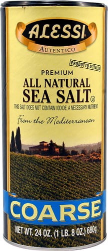 (6 Pack)Alessi Mediterranean Sea Salt Coarse24 oz