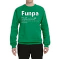 thumbnail image 2 of Wild Bobby,Funpa Like A Regular Grandpa Only Way Cooler, Father's Day, Unisex Crewneck Graphic Sweatshirt, Kelly, 5XL, 2 of 3