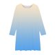thumbnail image 3 of Odeerbi Niñas Manga Larga Gradiente Ballet Vestidos Stretchy A Line Twirly Skater Vestido Escuela Recital Cuello Redondo Vestido, 3 of 4