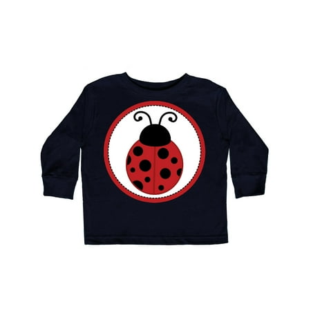 

Inktastic Ladybug circle Gift Toddler Boy or Toddler Girl Long Sleeve T-Shirt