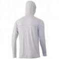 thumbnail image 2 of HUK A1A Hoodie Overcast Grey, Medium, 2 of 9