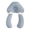 thumbnail image 1 of Almohada con forma de cabeza de bebé, soporte de lactancia suave, almohada de posicionamiento ajustable para la cabeza del bebé, azul, 1 of 14