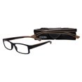 thumbnail image 1 of Select-A-Vision Men's Sportex Ar4160 Brown Rectangular Reading Glasses, 29 mm + 2, 1 of 4
