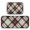 Retro Style, variant on 2-Piece Ultra Soft Absorbent Floor Mats With Anti-Skid Backing For Kitchen Bathroom Laundry Room Retro Valentine