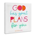 thumbnail image 2 of Stupell Industries Eclectic Whimsical God's Plans For You Canvas Art, 17 x 17, by SD Graphics Studio, 2 of 8