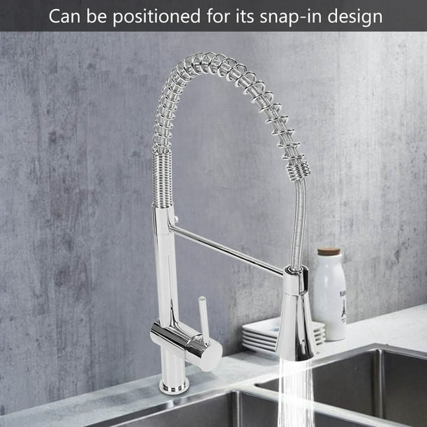 Yosoo Contemporary Kitchen Sink Faucet Single Handle Stainless