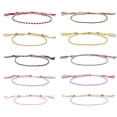 thumbnail image 1 of 10 pulseras tejidas para niñas adolescentes, pulsera de amistad de cuerda trenzada ajustable para mujeres, joyería para hombres, 1 of 5