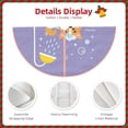 thumbnail image 4 of Daiia Corgi Washing in Bathtub Drawing Merry Christmas Tree Skirt , Xmas Large Lace-up Tree Skirt, Santa Snowflakes Rustic Home Decorations New Year Party Farmhouse Decor-36", 4 of 7