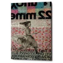 Epic Graffiti 'Back In Time' by DB Waterman, Canvas Wall Art, 12"x18"