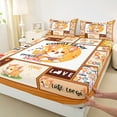 thumbnail image 3 of Manfei Pet Animal Dogs Twin Sheet Sets,Kawaii Corgi Twin Fitted Sheet,Puppy Dog Printed Flat Sheet For Boys Girls,Lightweight Room Decor,3 Pieces, 3 of 7