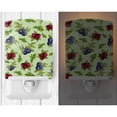 thumbnail image 2 of Caroline's Treasures BB5208CNL Berries in Green Ceramic Night Light, 6x4x3", multicolor, 2 of 2