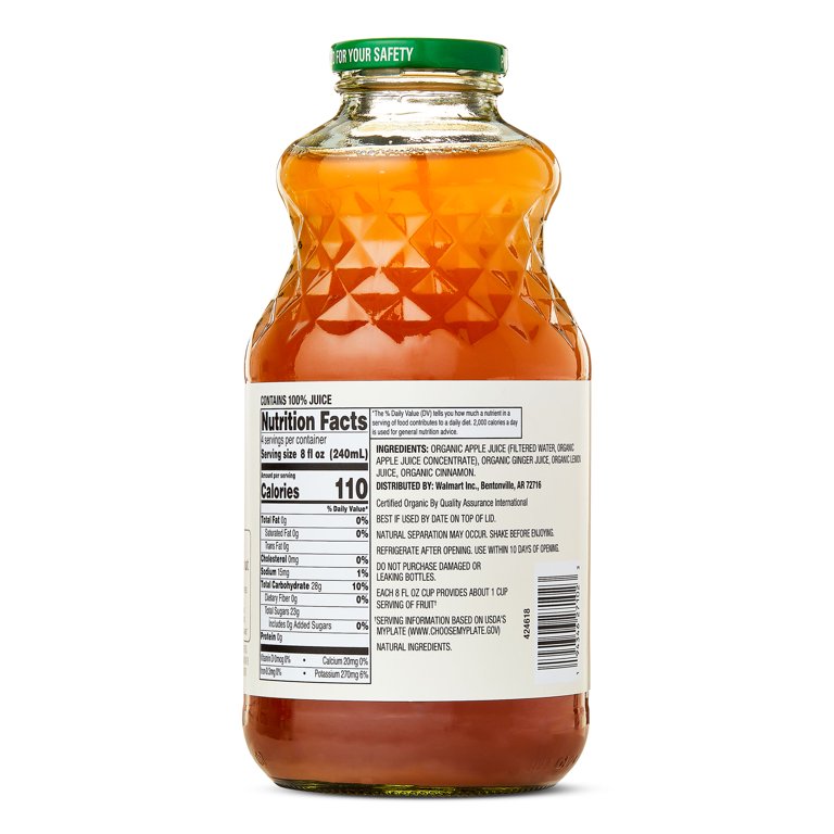 bettergoods Organic Cinnamon Apple & Ginger Juice Blend, 32 fl oz